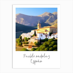 Andalusian Village, Spain 3 Art Print