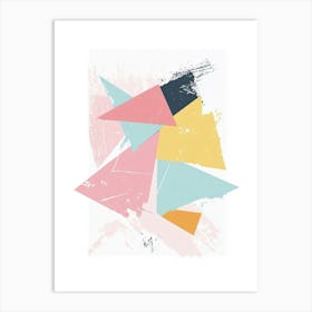 Abstract Triangles 7 Art Print