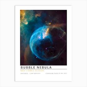 Bubble Nebula Art Print