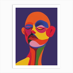 Face Of A Woman 46 Art Print