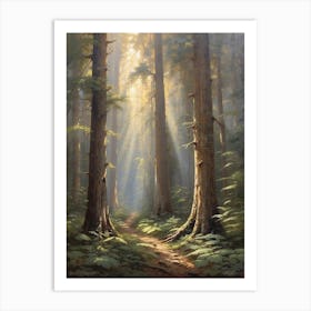 Path Through The Woods Art Print