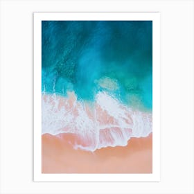 Aerial View Of A Beach 9 Art Print