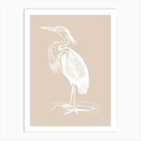 Blue Heron 1 Art Print