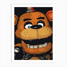 Five Nights at Freddy's Game Art Print