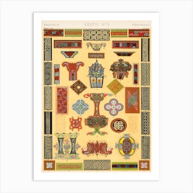 Vintage Pattern Illustration, Owen Jones                                                                           Art Print