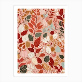 Autumnal Leaves Art Print