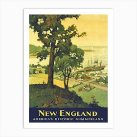 New England, America's Historic Summerland Art Print