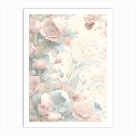 Floral Wallpaper Art Print