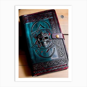 Skull Journal Art Print