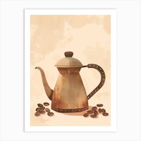 Love Coffee Art Print