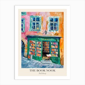 Salzburg Book Nook Bookshop 4 Poster Art Print