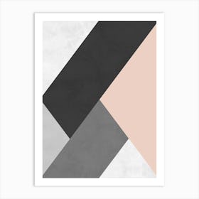 Modern geometric art 4 Art Print