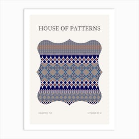 Tile Pattern Poster 10 Art Print