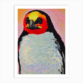 Galapagos Penguin Matisse Inspired Art Print