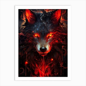 Wolf Art 1 Art Print