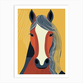 Horse Head 5 Art Print