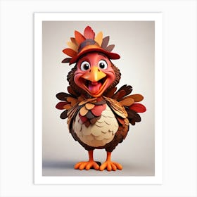 Thanksgiving Turkey 7 Art Print