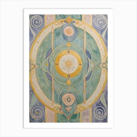 Pastel Kaleidoscope 1 Art Print