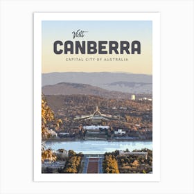 Canberra Capital City Of Australia Art Print