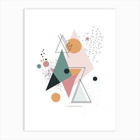 Abstract Triangles 3 Art Print