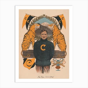 The Tigers Colorado Springs Vintage Hockey Poster Art Print