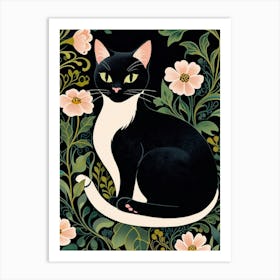 Cat In The Garden 15 Art Print