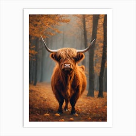 Highland Cow 24 Art Print