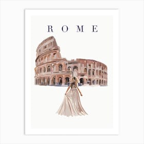 Rome Fashion Moment Art Print