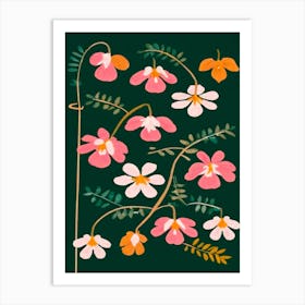 Flowers On A Branch Art Print