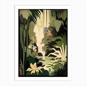 Hidden Paradise Jungle 3 Rousseau Inspired Art Print
