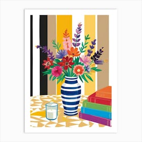 Flowers In A Vase 25 Art Print