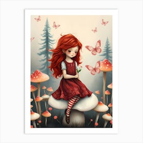 Little Red Riding Hood 1 Art Print