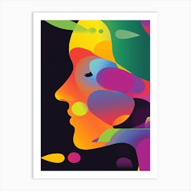 Face Of A Woman 15 Art Print