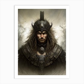 King Of The Vikings Art Print