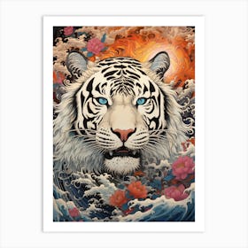 White Tiger 1 Art Print