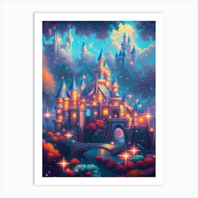 Fantasy Castle 2 Art Print