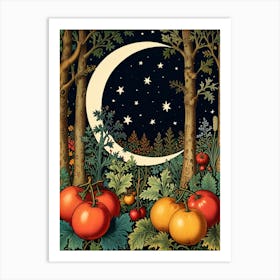 William Morris Moon And Tomatoes Art Print