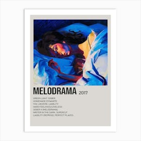 Xianyua Lorde Melodrama Cover Canvas Poster Wall Art Decor Art Print