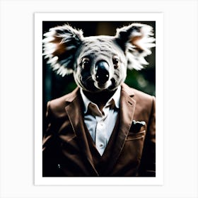 The Dapper Koala Art Print