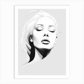 Portrait Of A Woman Art Print