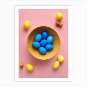 Easter Eggs In A Bowl 7 Art Print