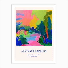 Colourful Gardens Matthaei Botanical Gardens Usa 2 Blue Poster Art Print