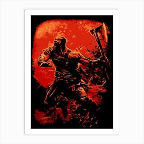 God Of War 7 Art Print