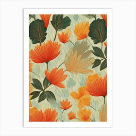 Soft Autumn Garden Art Print