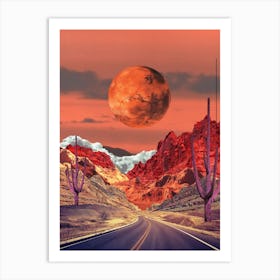 Towards Mars Art Print