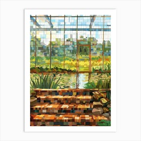 Garden In A Glass House Art Print