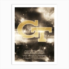 Georgia Tech Yellow Jackets Art Print