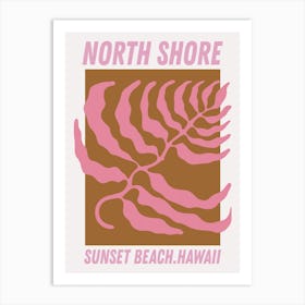 North Shore Beach Hawaii Art Print