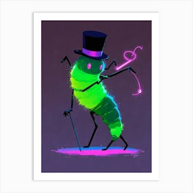 Bug In A Top Hat Art Print