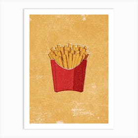Fast Food Fries Art Print